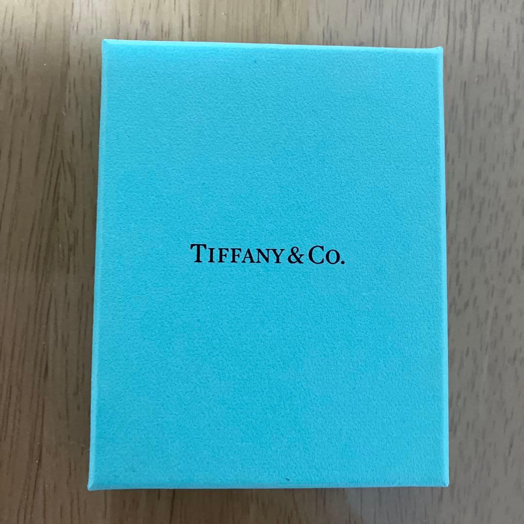 ティファニー シルバー ダイヤ バイザヤード チェーンピンキーリング