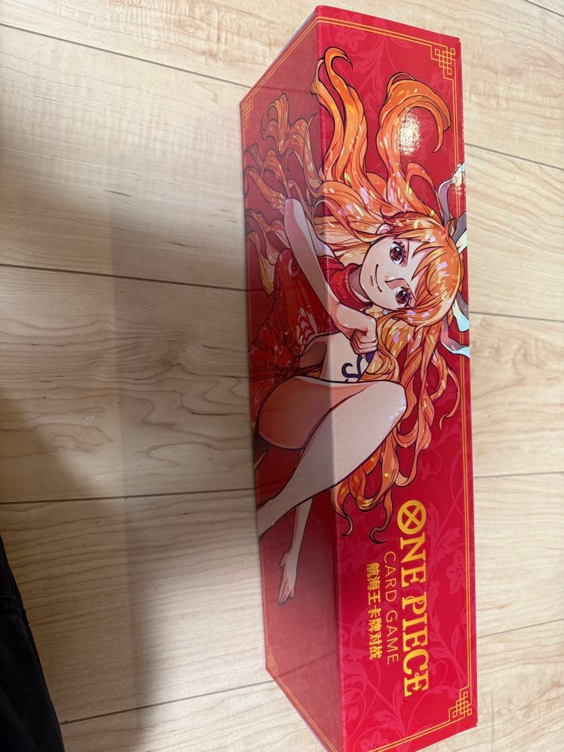 ワンピースカード　中国1周年　ナミ　サプライセット　赤ナミ