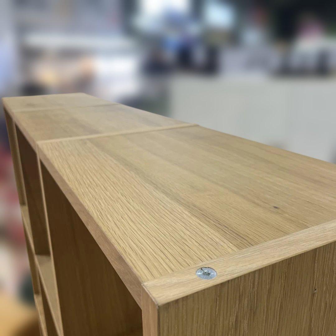 【無印良品】スタッキングシェルフ◆15マスラック◇オーク材