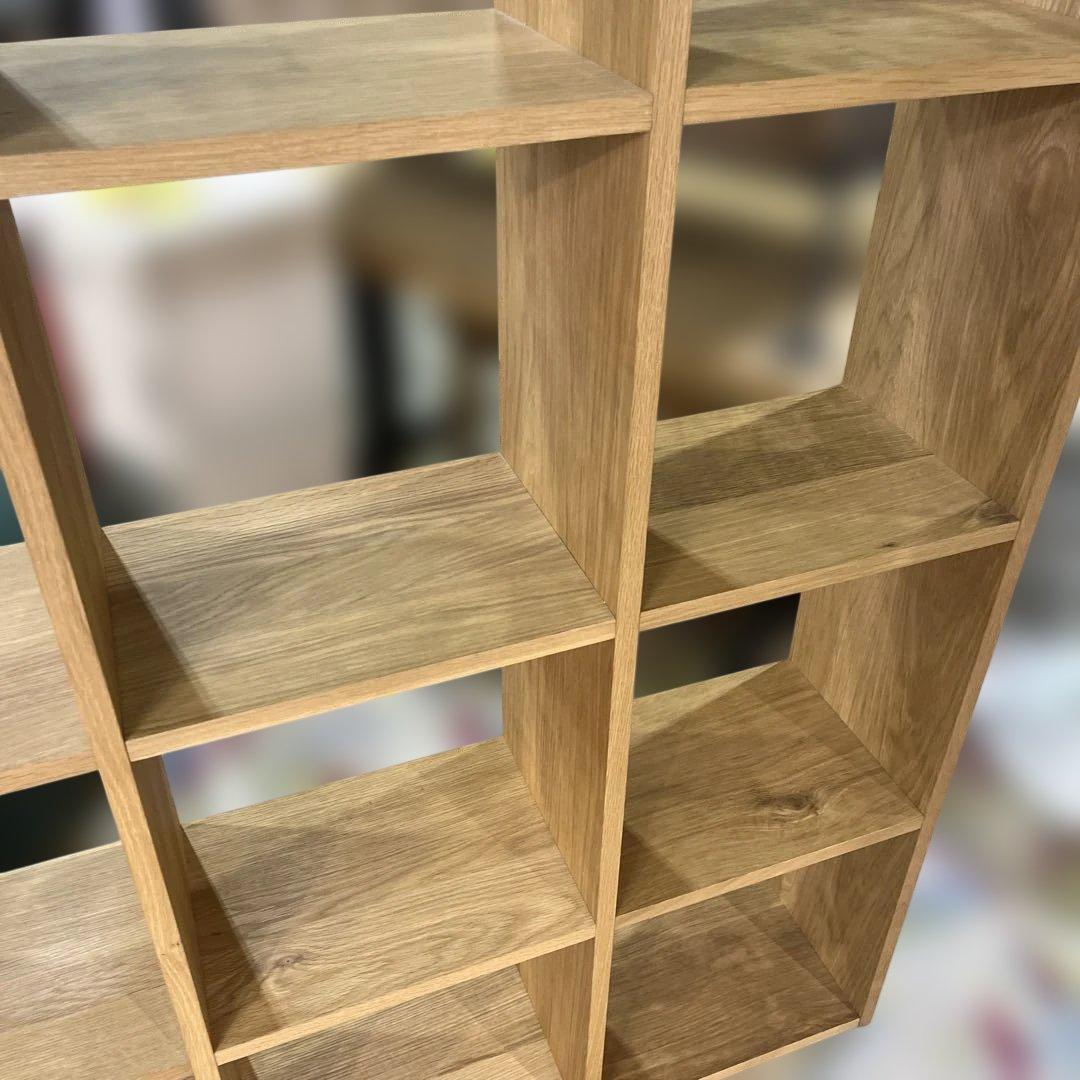 【無印良品】スタッキングシェルフ◆15マスラック◇オーク材