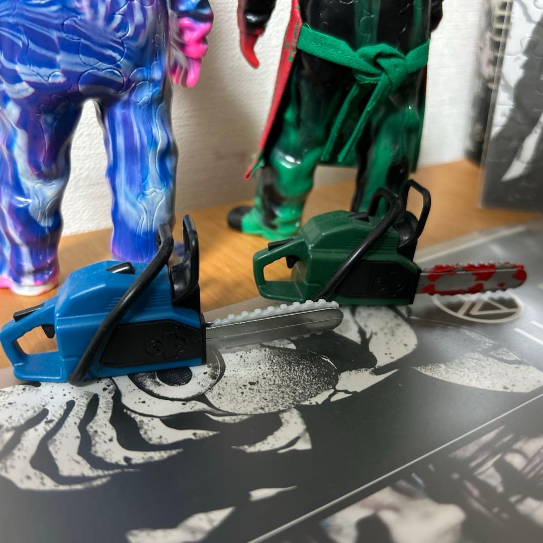 BALZACスカルマン ソフビ　チェンソー付き