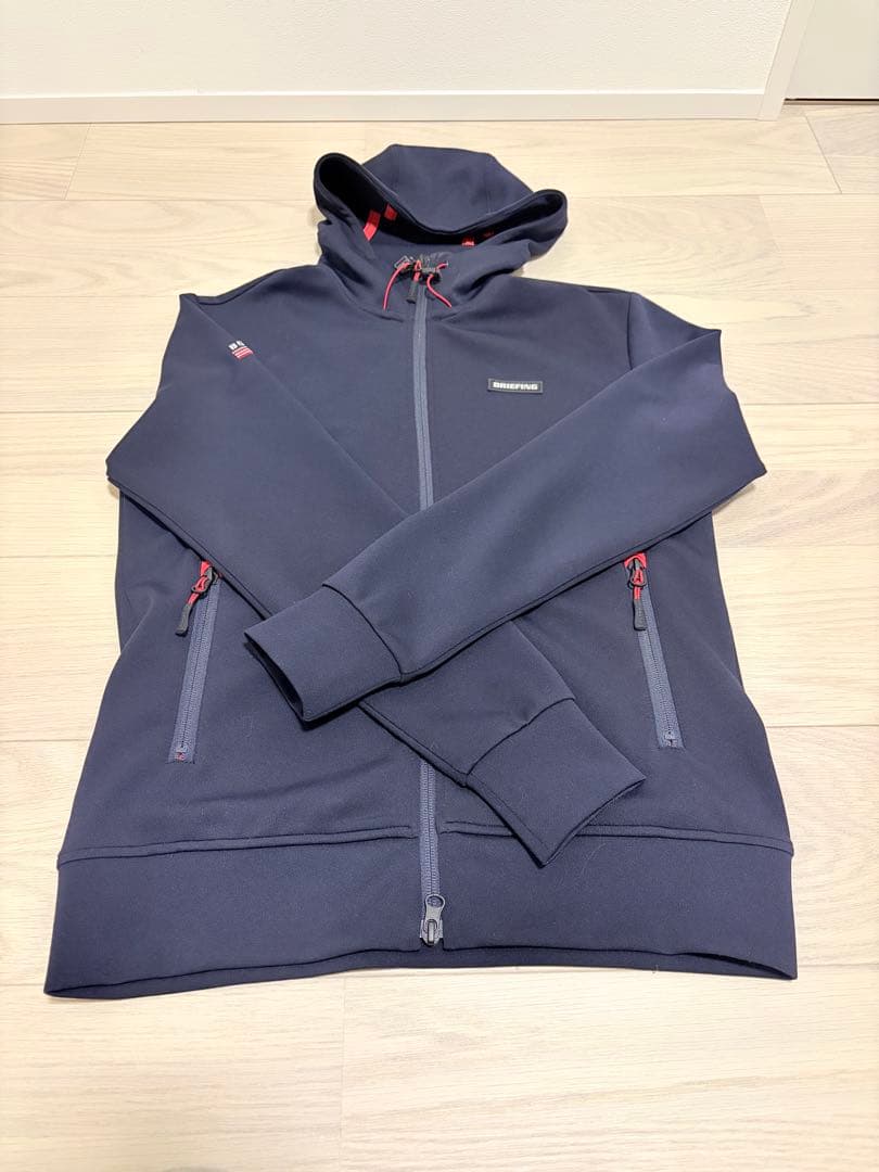 BRIEFING ブリーフィング ゴルフウェア3Dロゴ フード付きパーカー