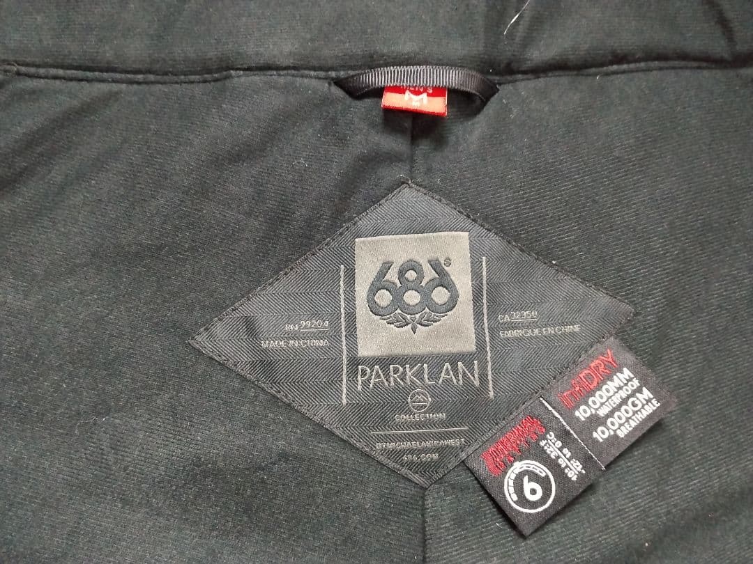 686 ロクハチ デニム スノーボードウェア 上下セット Mサイズ