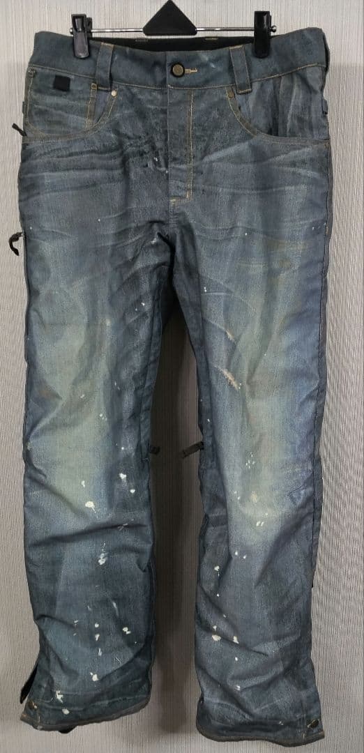686 ロクハチ デニム スノーボードウェア 上下セット Mサイズ