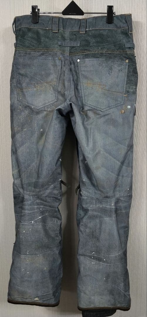 686 ロクハチ デニム スノーボードウェア 上下セット Mサイズ