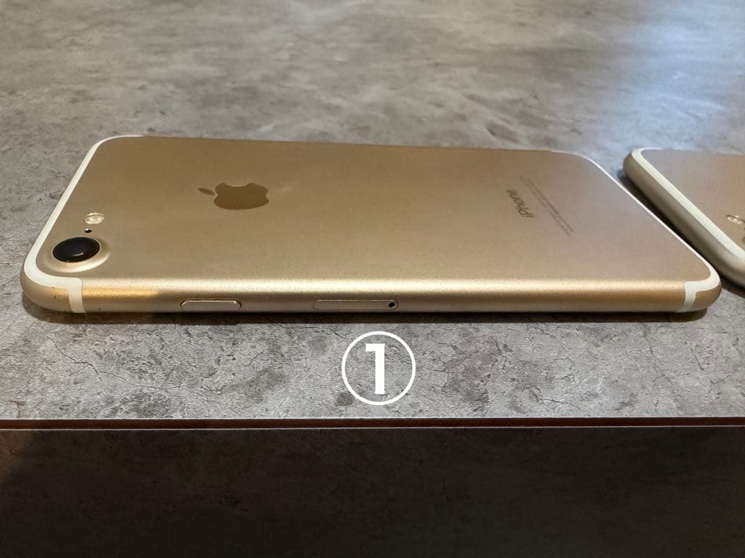 iPhone7 ゴールド2台（32GB/128GB）