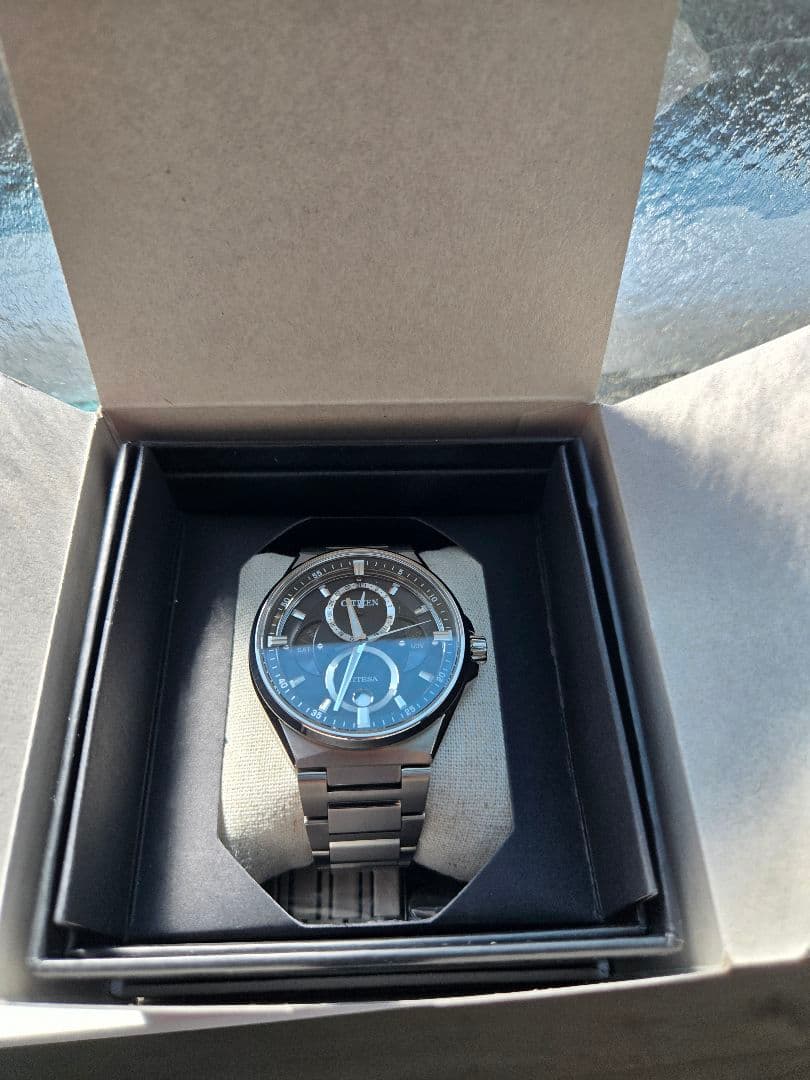 CITIZEN ATTESA BU0060-68Eトリプルカレンダームーンフェイ