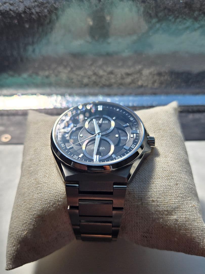 CITIZEN ATTESA BU0060-68Eトリプルカレンダームーンフェイ