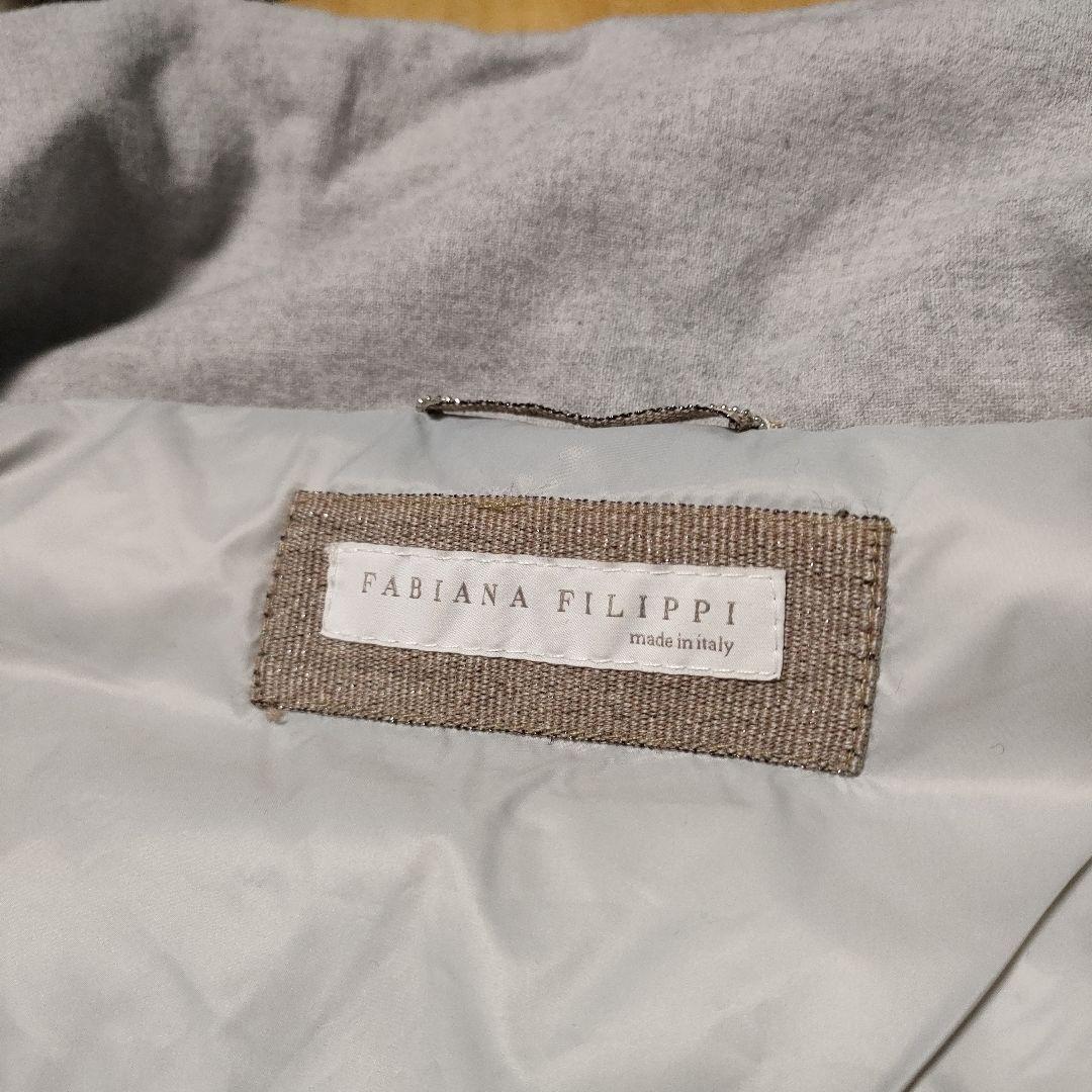 FABIANA FILIPPI ウールカシミヤ ダウンジャケット Mイタリア製