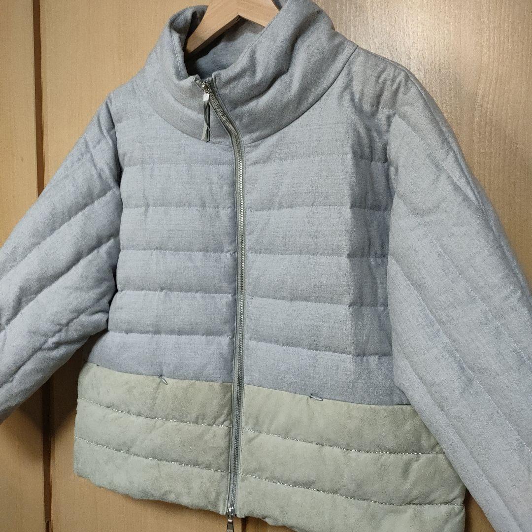 FABIANA FILIPPI ウールカシミヤ ダウンジャケット Mイタリア製