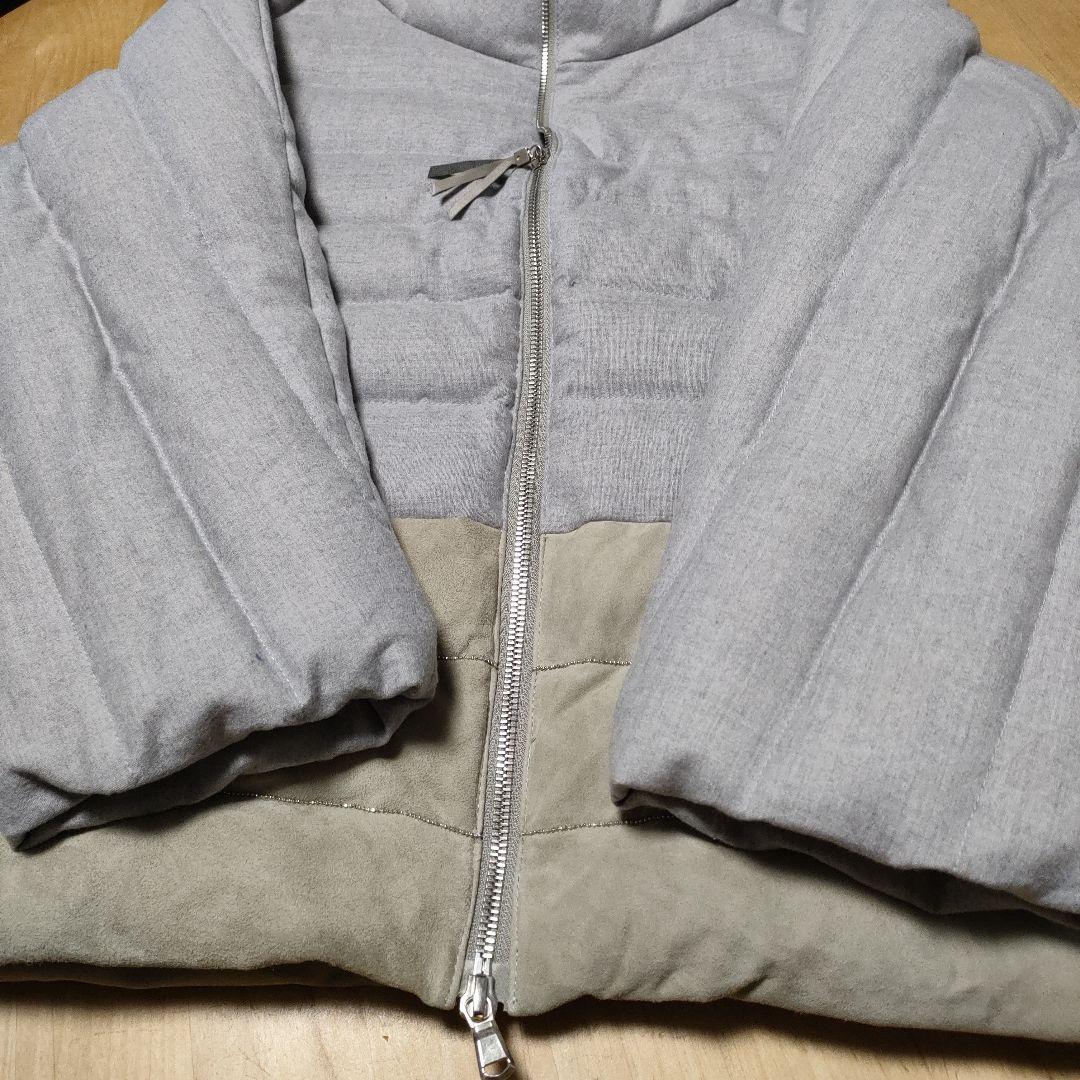 FABIANA FILIPPI ウールカシミヤ ダウンジャケット Mイタリア製