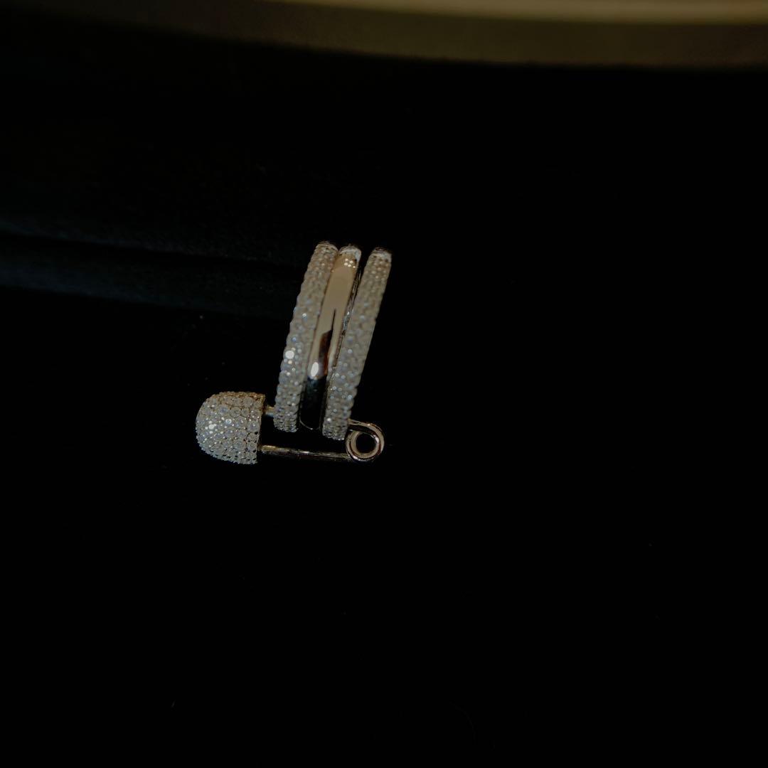 apm monaco エーピーエムモナコ ag925 安全ピン リング 8号