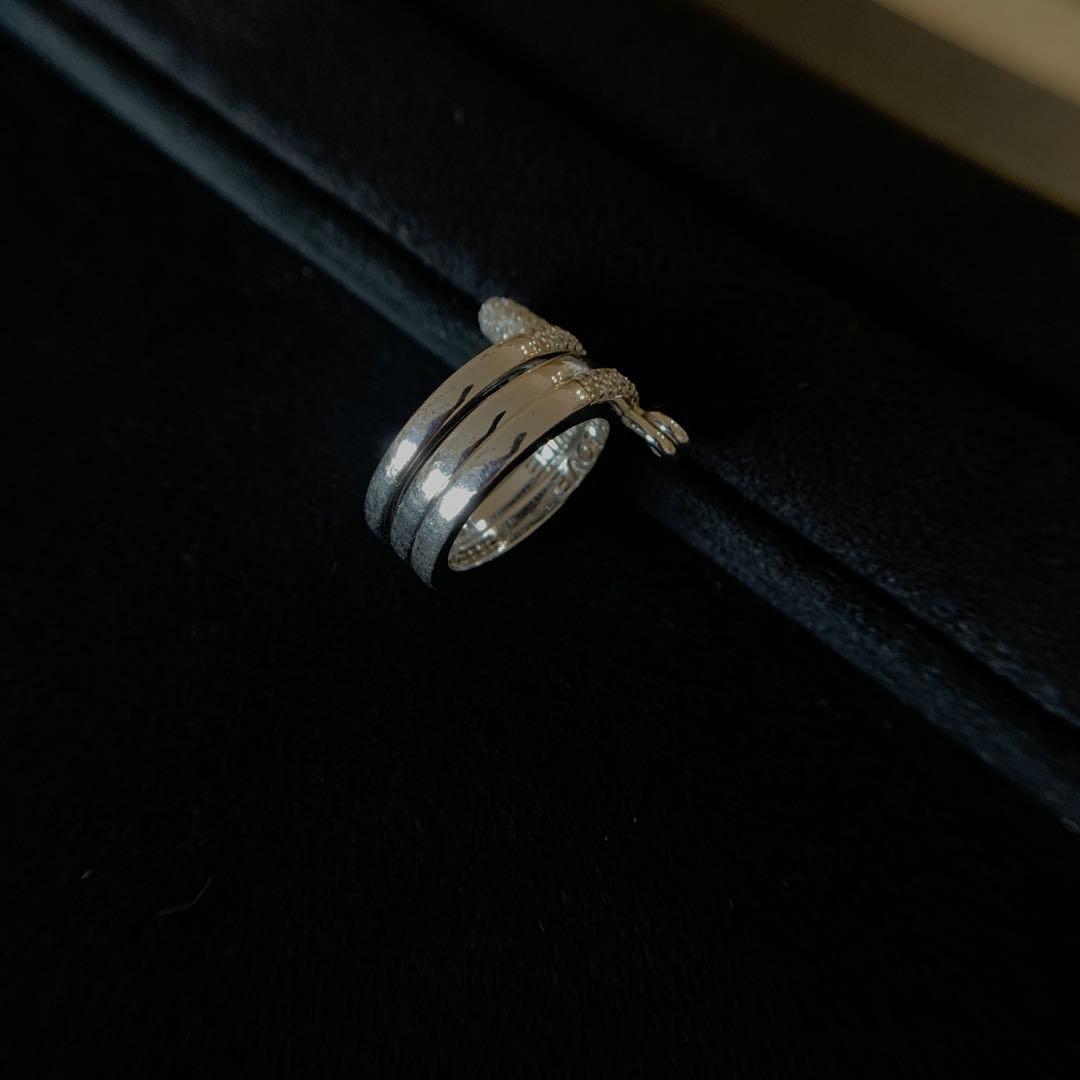 apm monaco エーピーエムモナコ ag925 安全ピン リング 8号