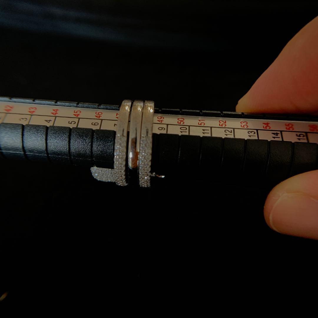 apm monaco エーピーエムモナコ ag925 安全ピン リング 8号