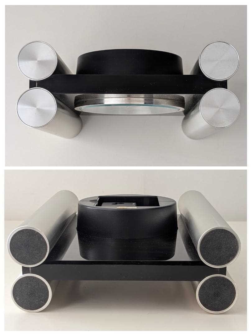 SEIKO 70s ビンテージ ステンレス柱脚 置時計 ミッドセンチュリー 美品