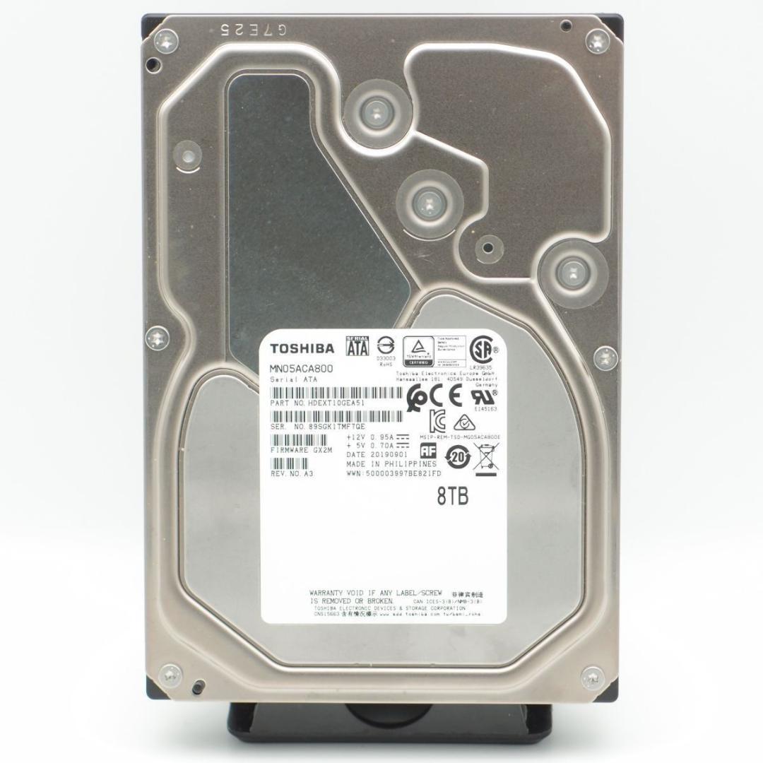 【即発送】東芝 MN05ACA800 8TB 7200rpm CMR 注意