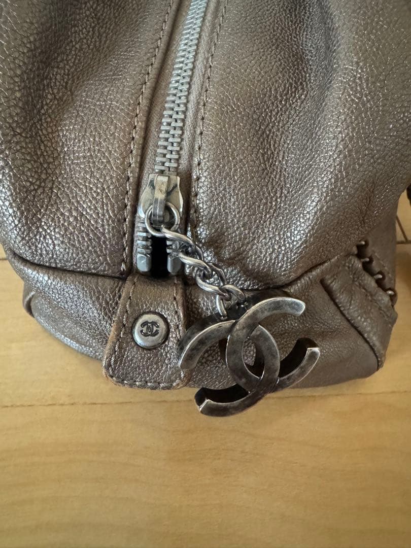 シャネル ラグジュアリーライン　ブロンズ チェーンバッグ