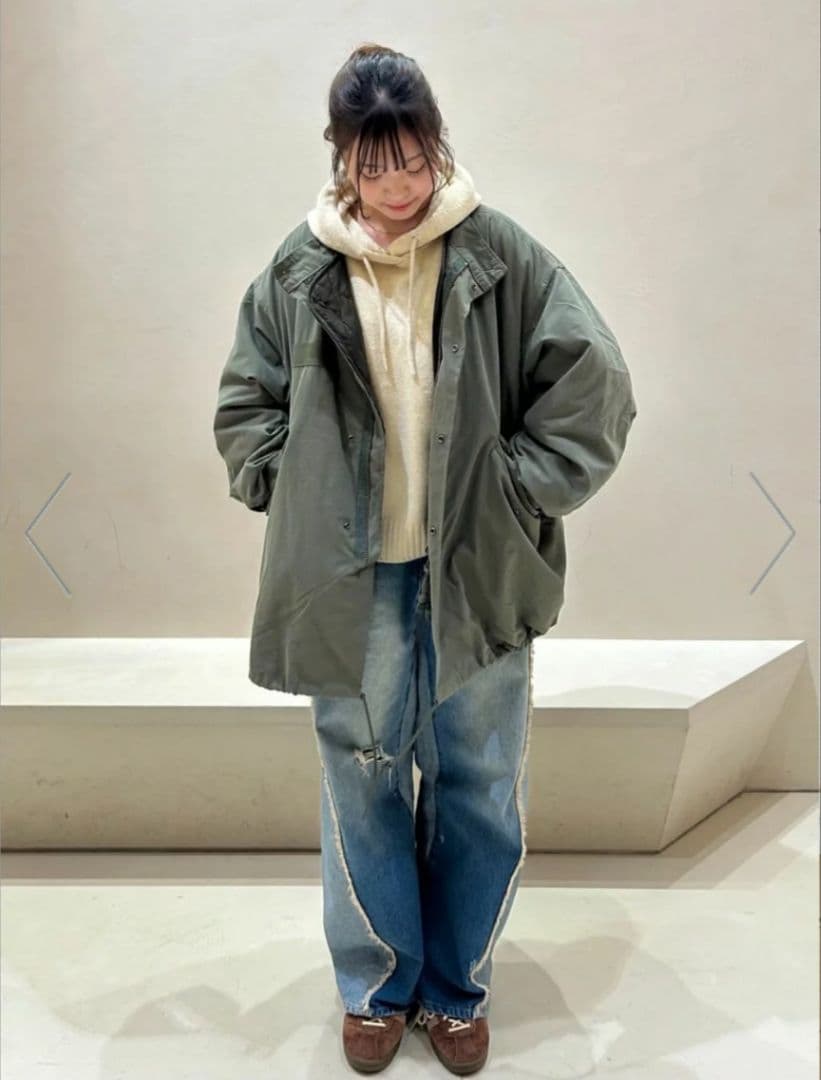 今季FREAK'S STORE M65 ショート モッズコート3Way カーキ