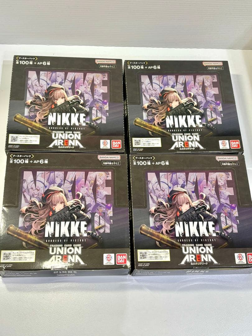ユニオンアリーナ 勝利の女神 NIKKE 初版 4box 未開封新品