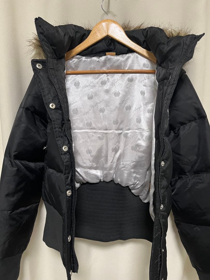 y2k 平成ギャル Apple bottoms ラインストーン ダウンジャケット