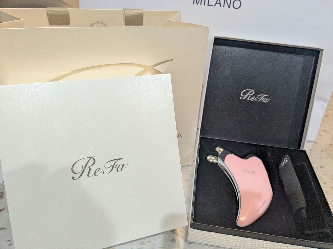 ReFa 美顔器 ピンク 収納ケース付き　カッサ　未使用