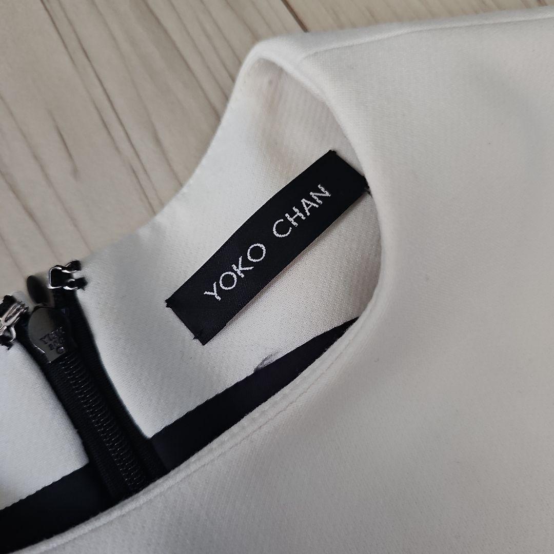 ヨーコチャン　Size36　バイカラー　スカラップワンピース