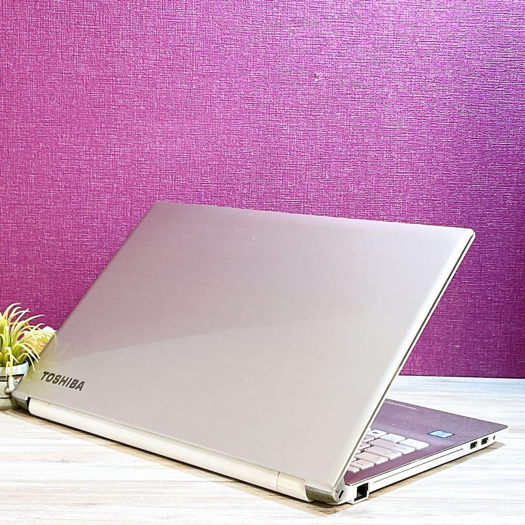 おしゃれゴールド✨6世代i5✨メモリ8G✨すぐ使えるノートパソコン✨カメラ✨美品