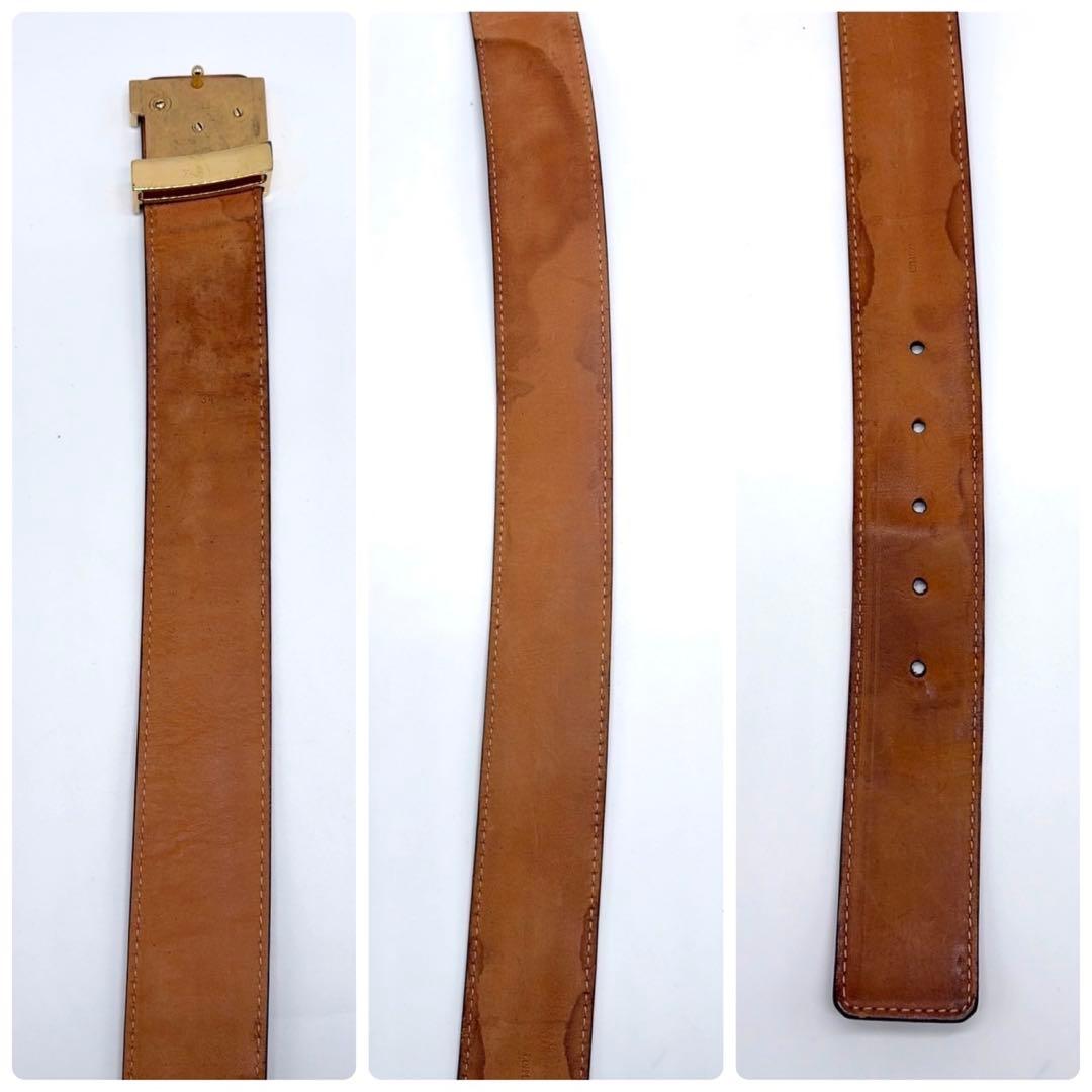 ルイヴィトン　サンチュール　ベルト　モノグラム　LV金具　85/34