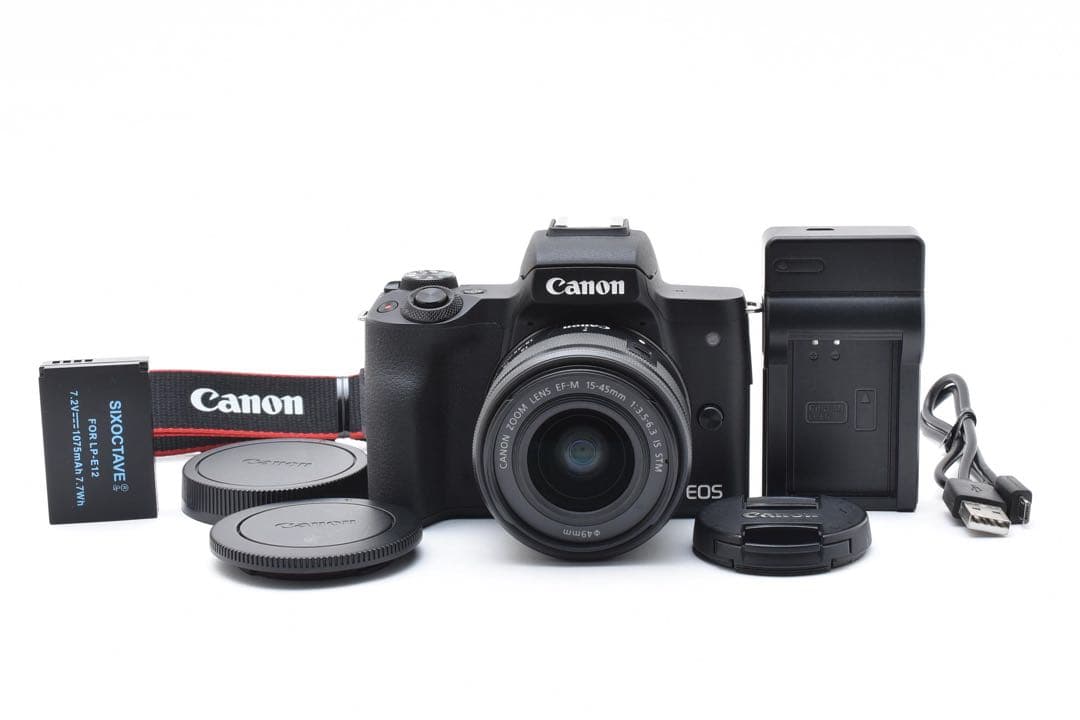 デジタルカメラ CANON EOS KISS M EF-M 15-45mm IS STM