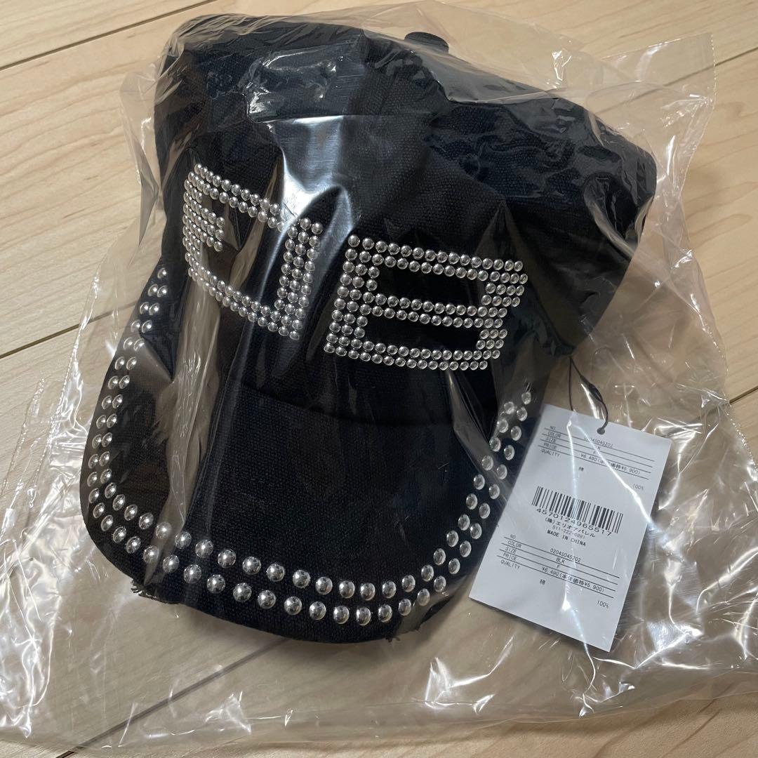 BEEDEN STUDS DAMAGE CAP BLACK 黒 ②
