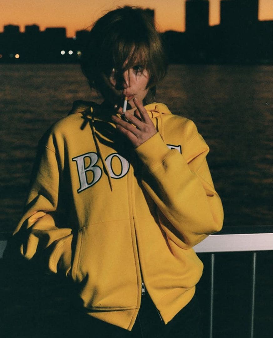 トップス BOTT OG Logo Zip Hoodie - Yellow M