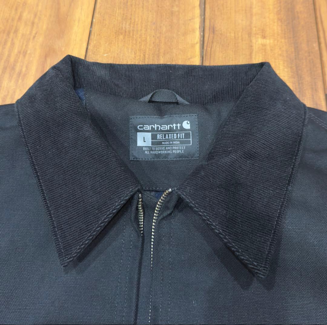 カーハート　デトロイトジャケット　ブラック　Lサイズ