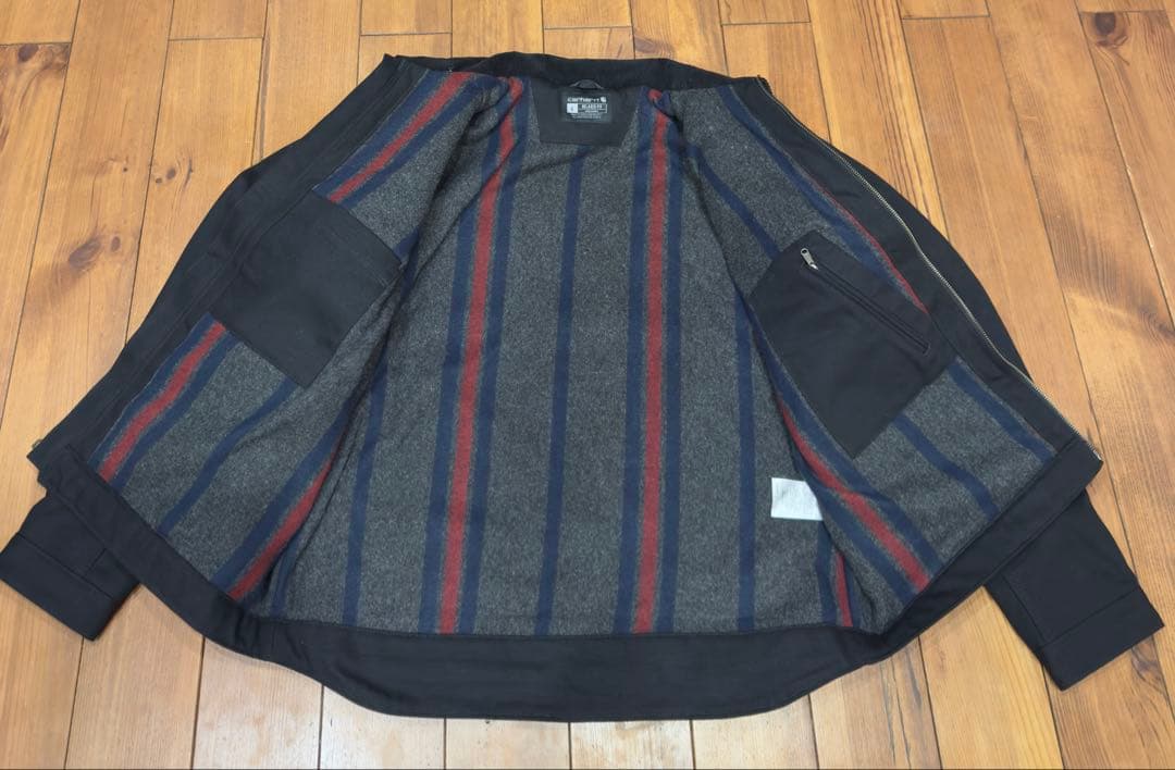 カーハート　デトロイトジャケット　ブラック　Lサイズ