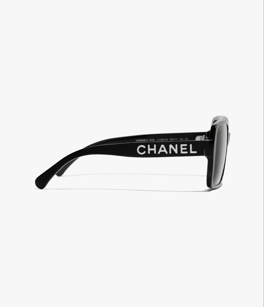 【ほぼ未使用】CHANEL スクエアサングラス 5408 ブラック