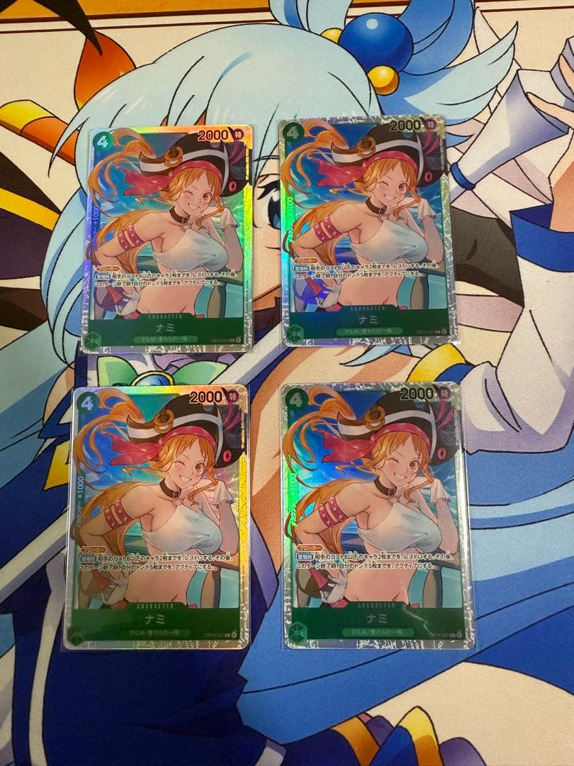 ワンピースカード　赤緑ルフィ　構築済みデッキ　リーパラ付き