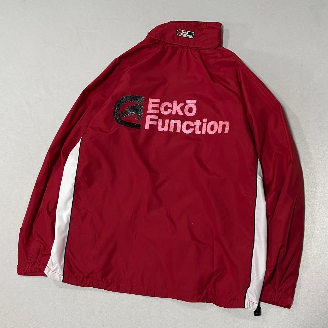 00s Ecko ナイロン セットアップ ドローコード ラメ入り ジャージ B系