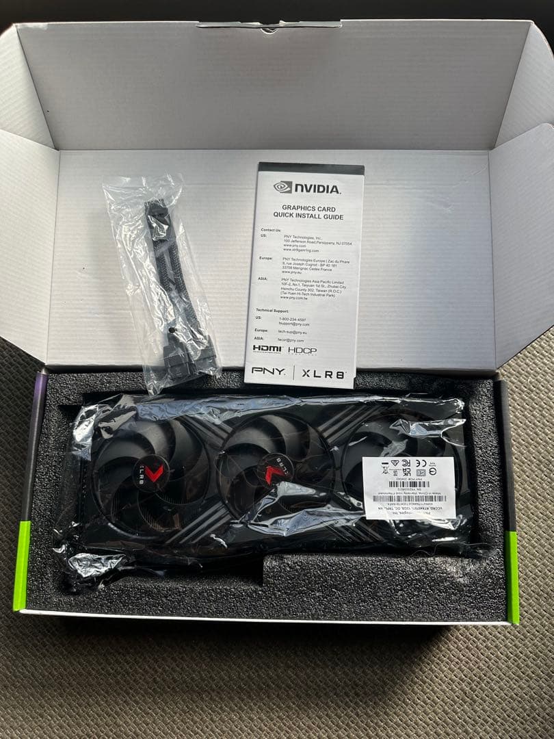 グラフィックボード・グラボ・ビデオカード PNY GeForce RTX 4070 Ti XLR8 Gaming 12GB