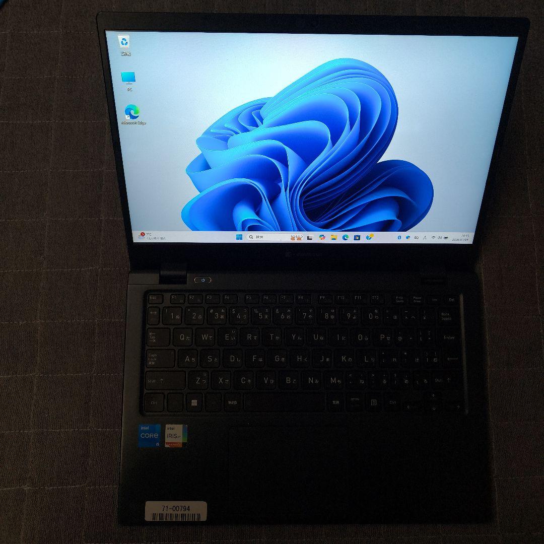 良好 Dynabook 超軽量 驚速 12世代i5 16GB 512GB 35