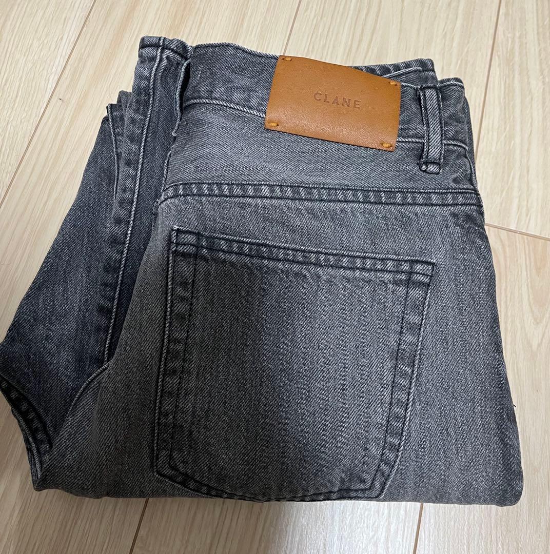 CLANE RING DENIM PANTS グレー 2