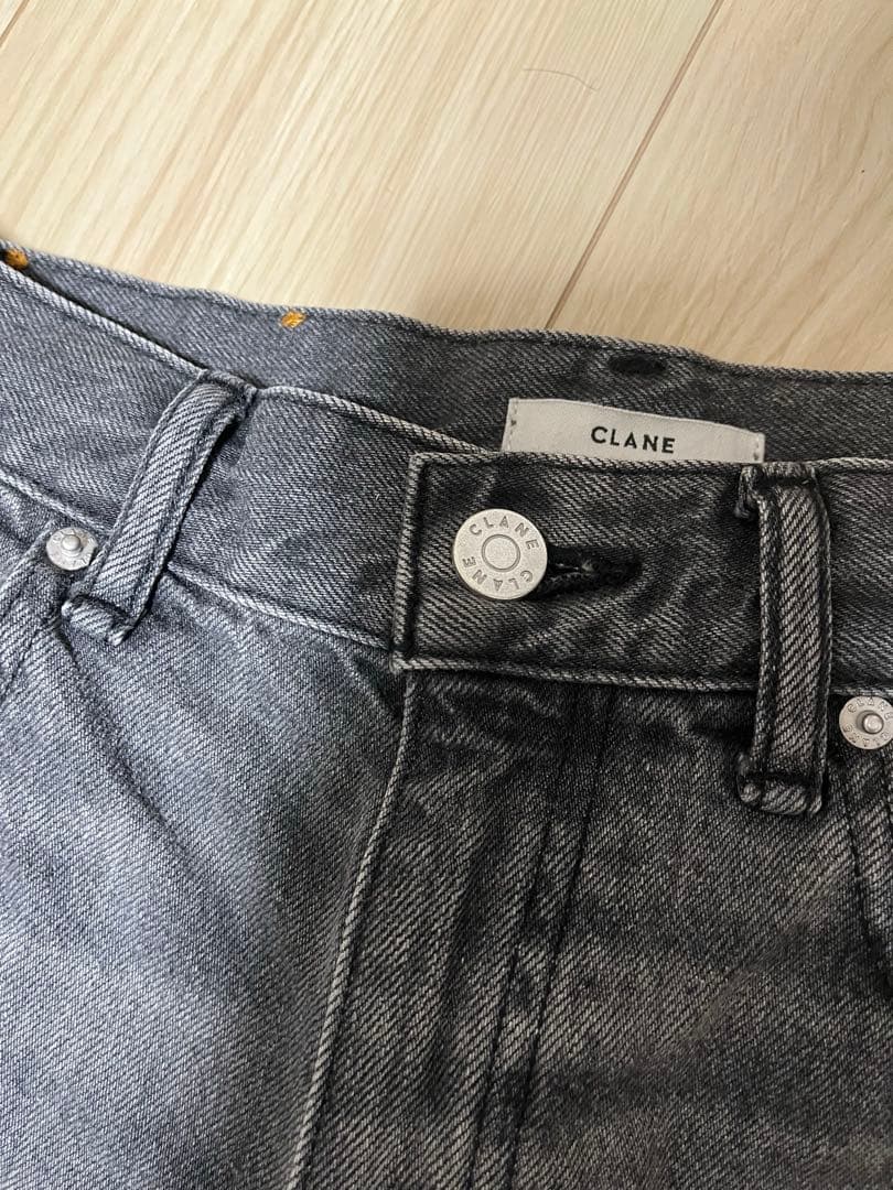 CLANE RING DENIM PANTS グレー 2