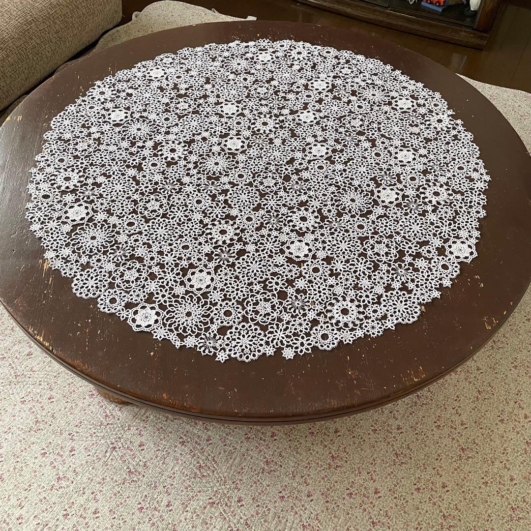 【はははのはあ】タティングレース ドイリー