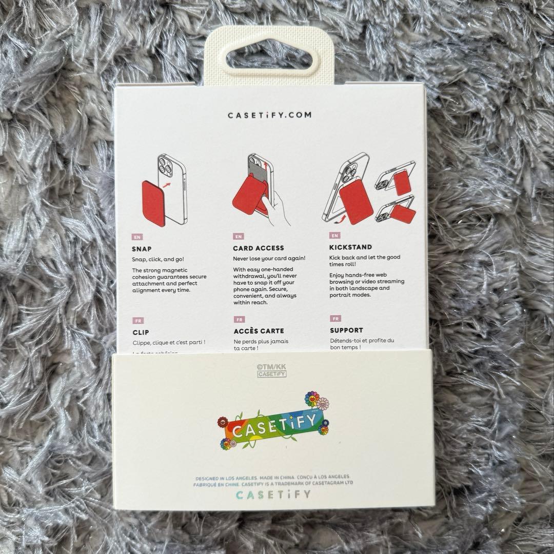 【新品】CASETiFY x 村上隆 ミラーカードホルダースタンド ピンク