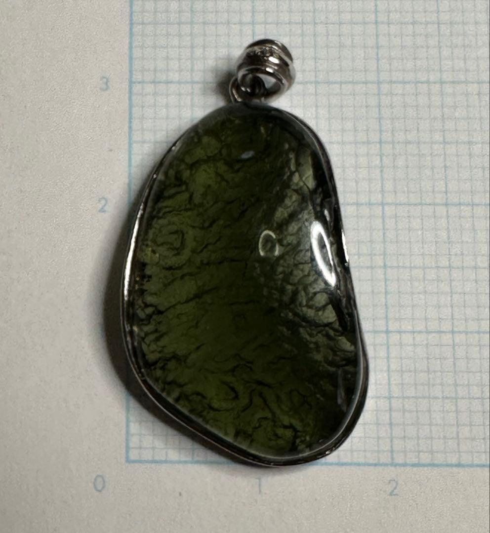 モルダバイト ペンダント シルバー925