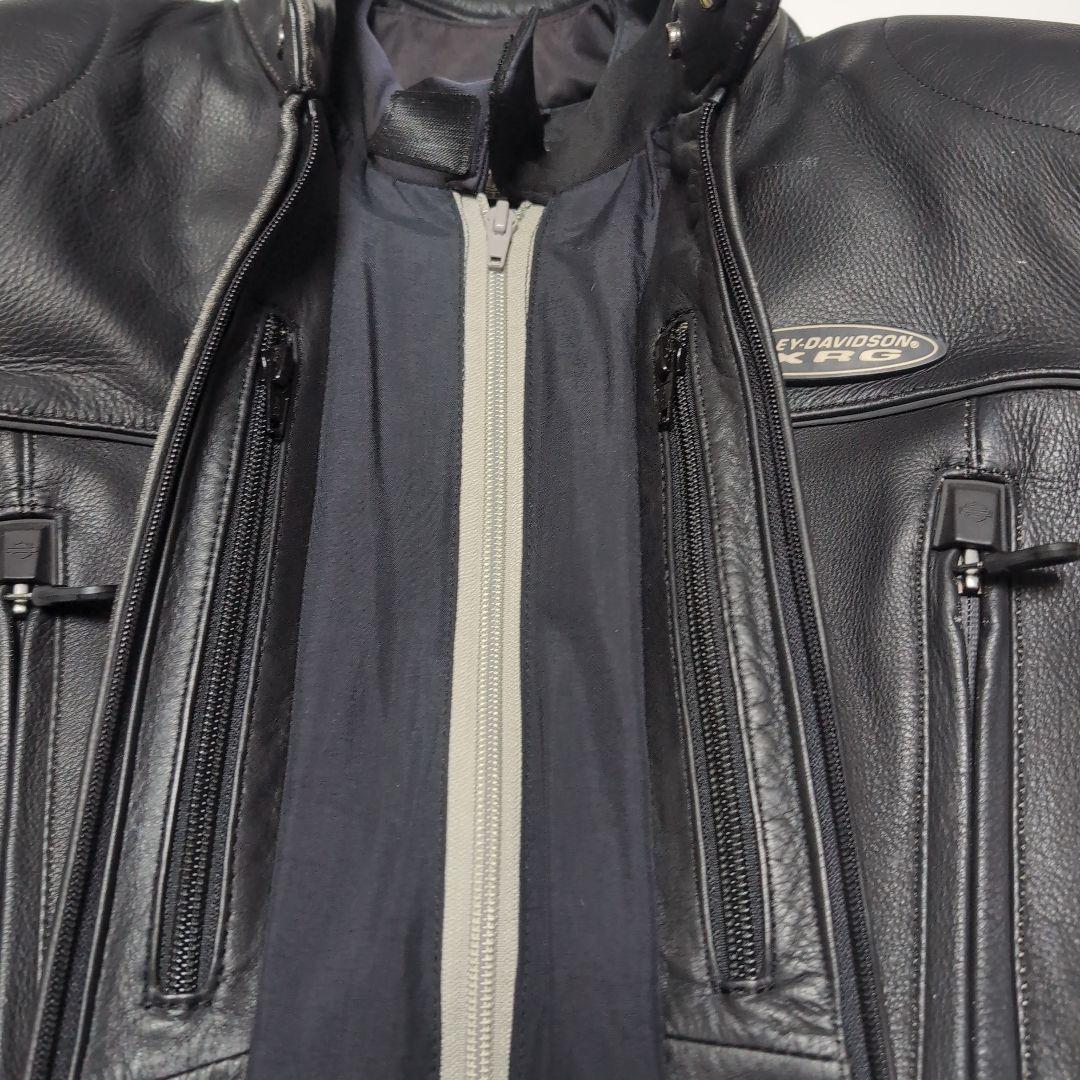希少　美品　ハーレーダビッドソン FXRG レザージャケット　M黒　HARLEY