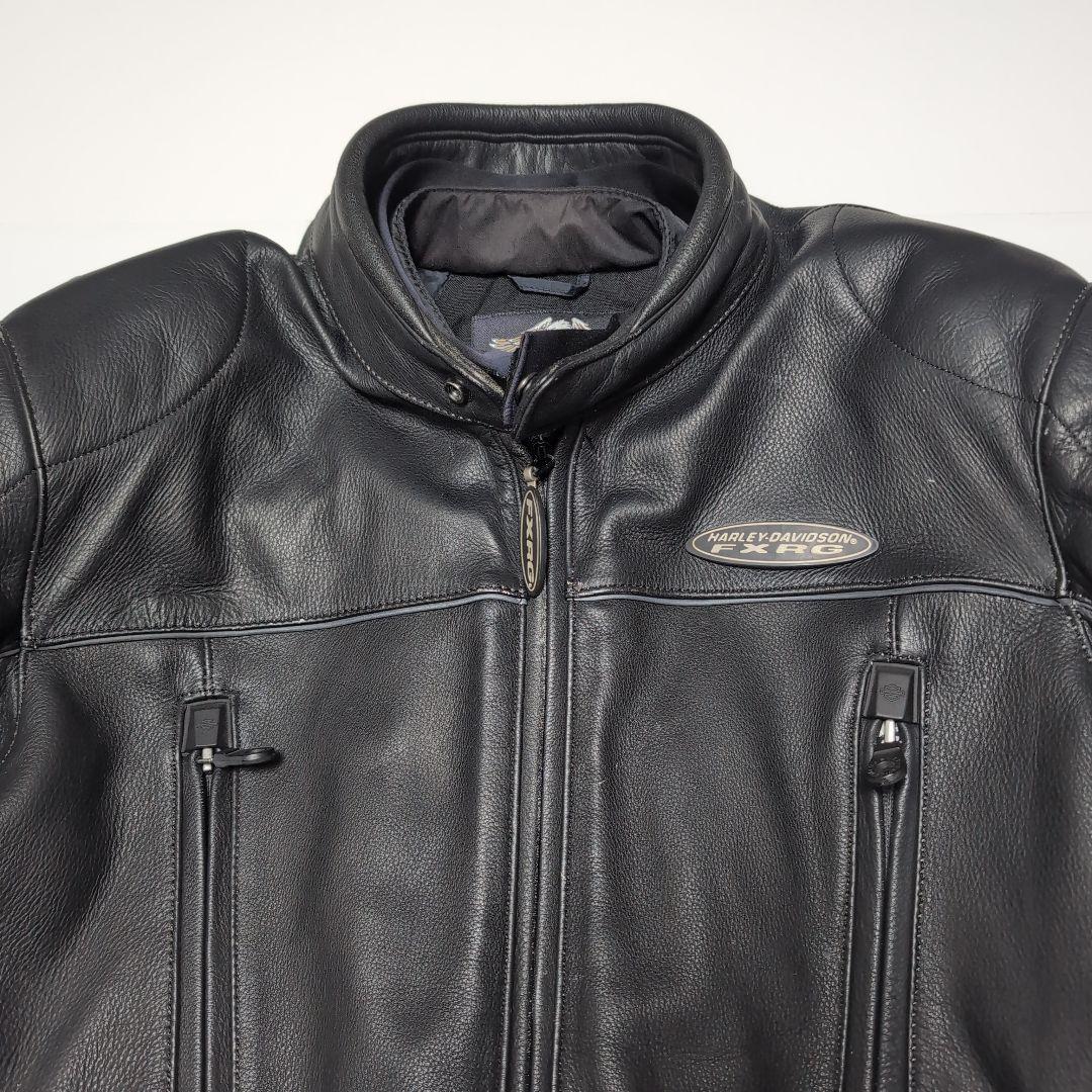 希少　美品　ハーレーダビッドソン FXRG レザージャケット　M黒　HARLEY