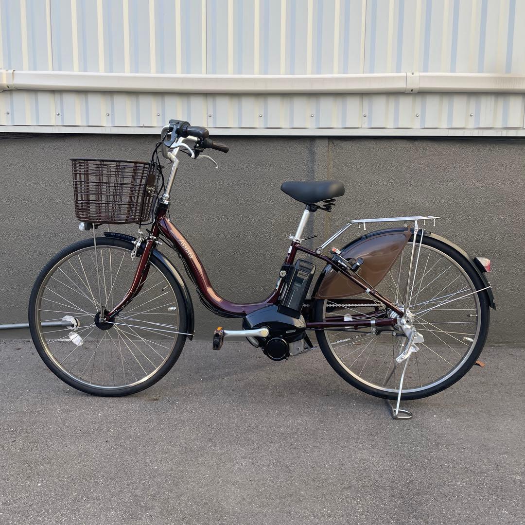 ブリヂストン電動アシスト自転車26インチ 12.3Ah ブラウン