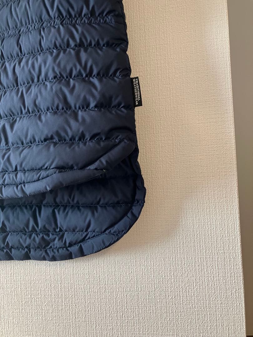 新品　グリーンレーベル　別注　アークリー　キルティング　ロングダウン　ネイビー