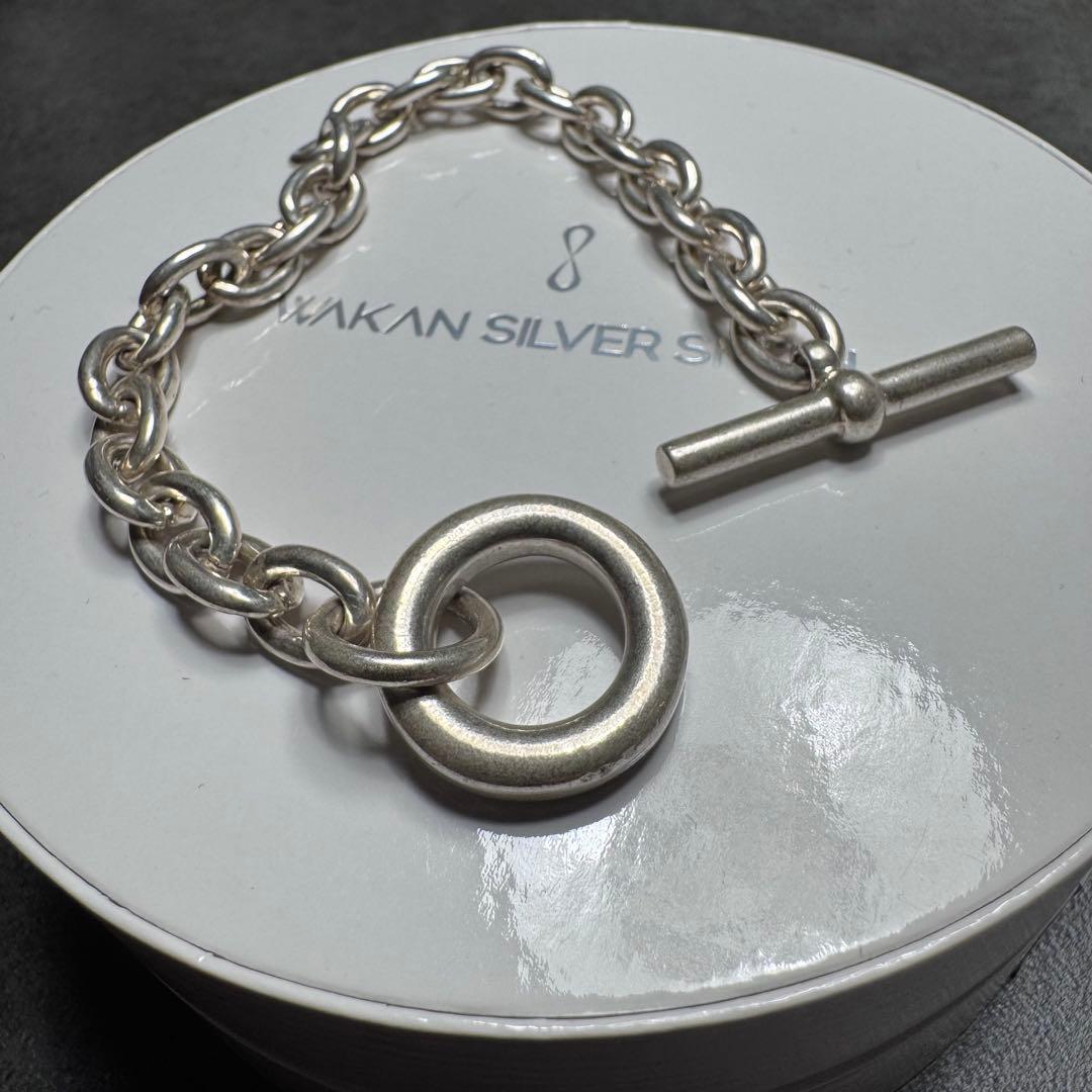 【即購入可】ワカンシルバースミス　Hook connect bracelet