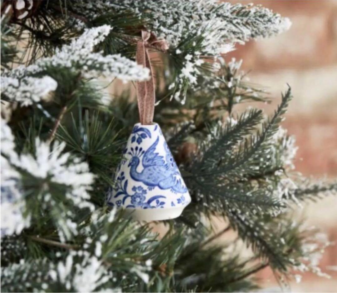 新品⭐︎バーレイ burleigh クリスマスオーナメント4点セット