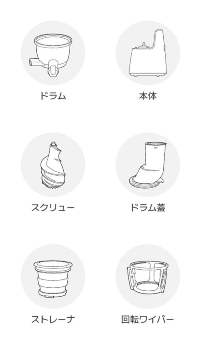 kuvings スロージューサー